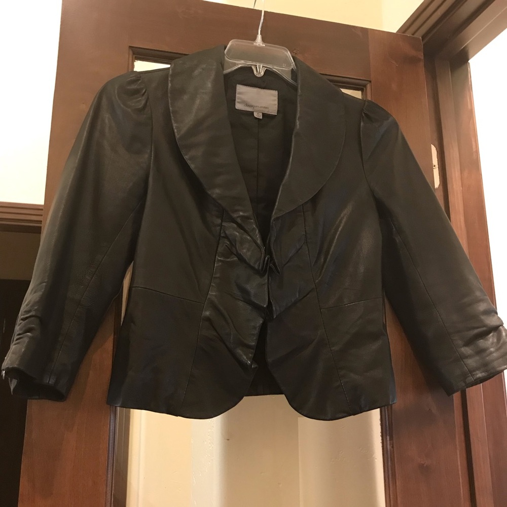 Genuine Leather Nordstrom Jacket - Black